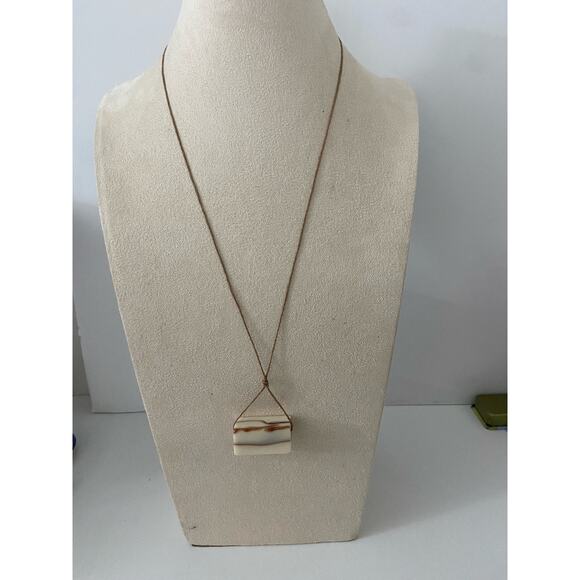 rectangle pendant necklace - Picture 1 of 4